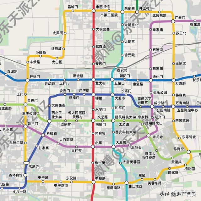 西安地鐵線路圖最新版,西安地鐵線路圖最新版概覽